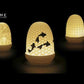 Dome Lampada Ricaricabile Ceramica Lladrò